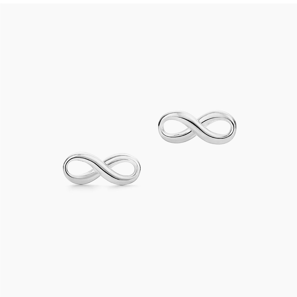 Tiffany and Co Sterling Silver Infinity Earrings